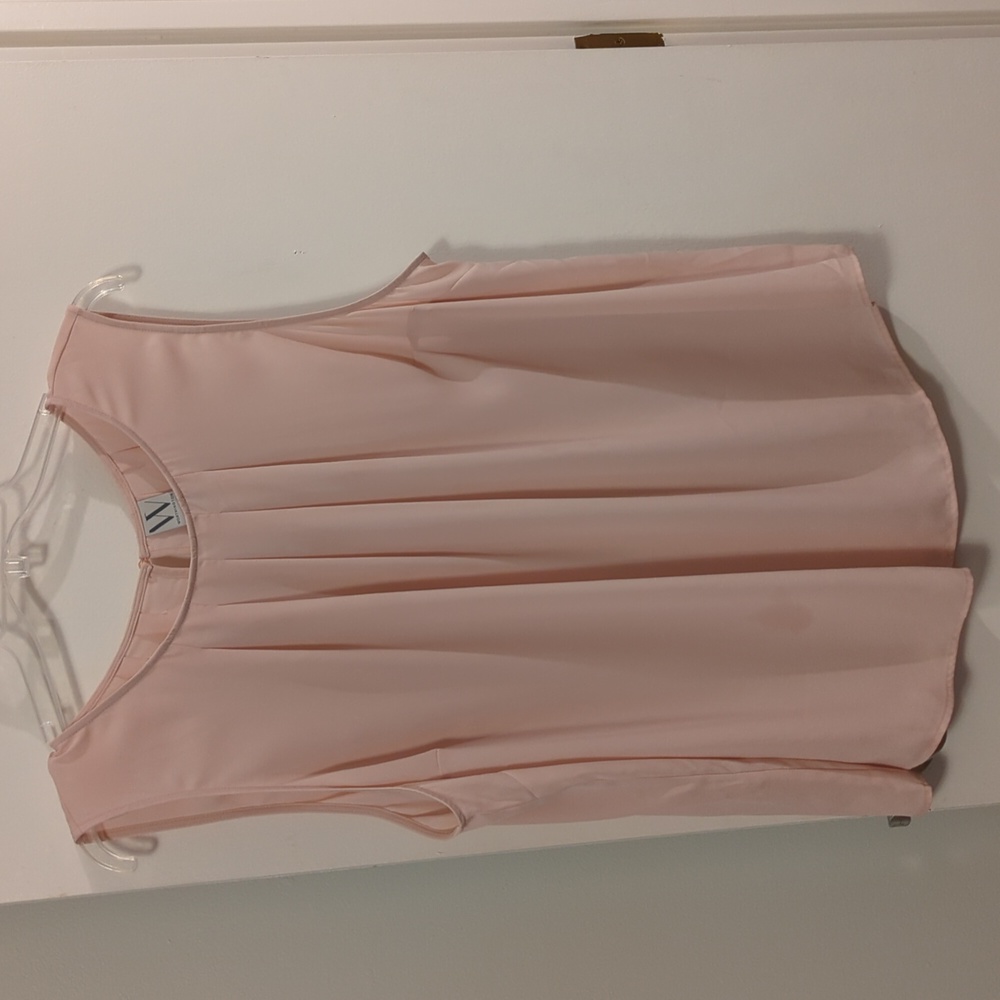 Sheer sleeveless top